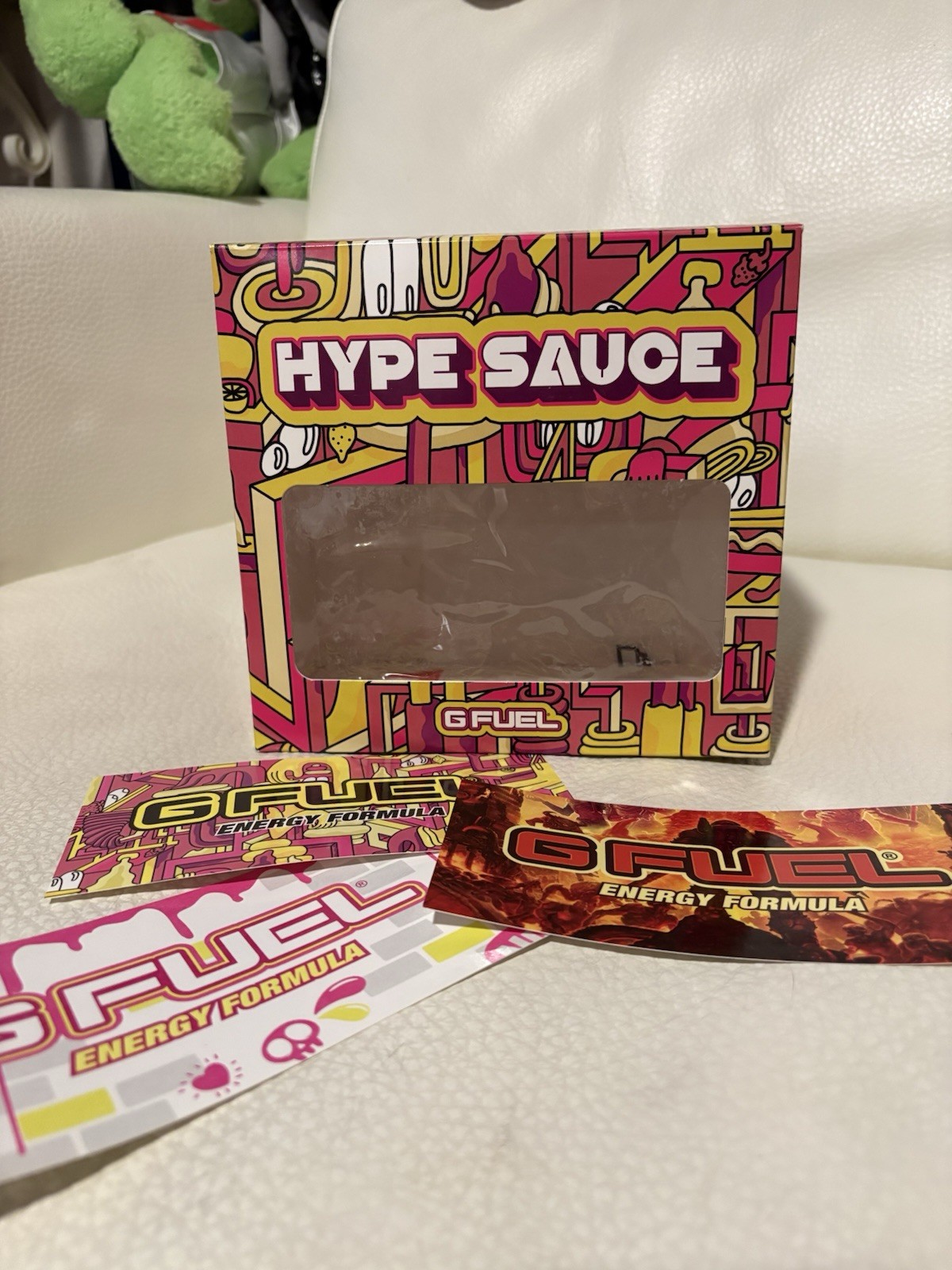 G FUEL Hype Sauce collectors box with stickers* BOX ONLY