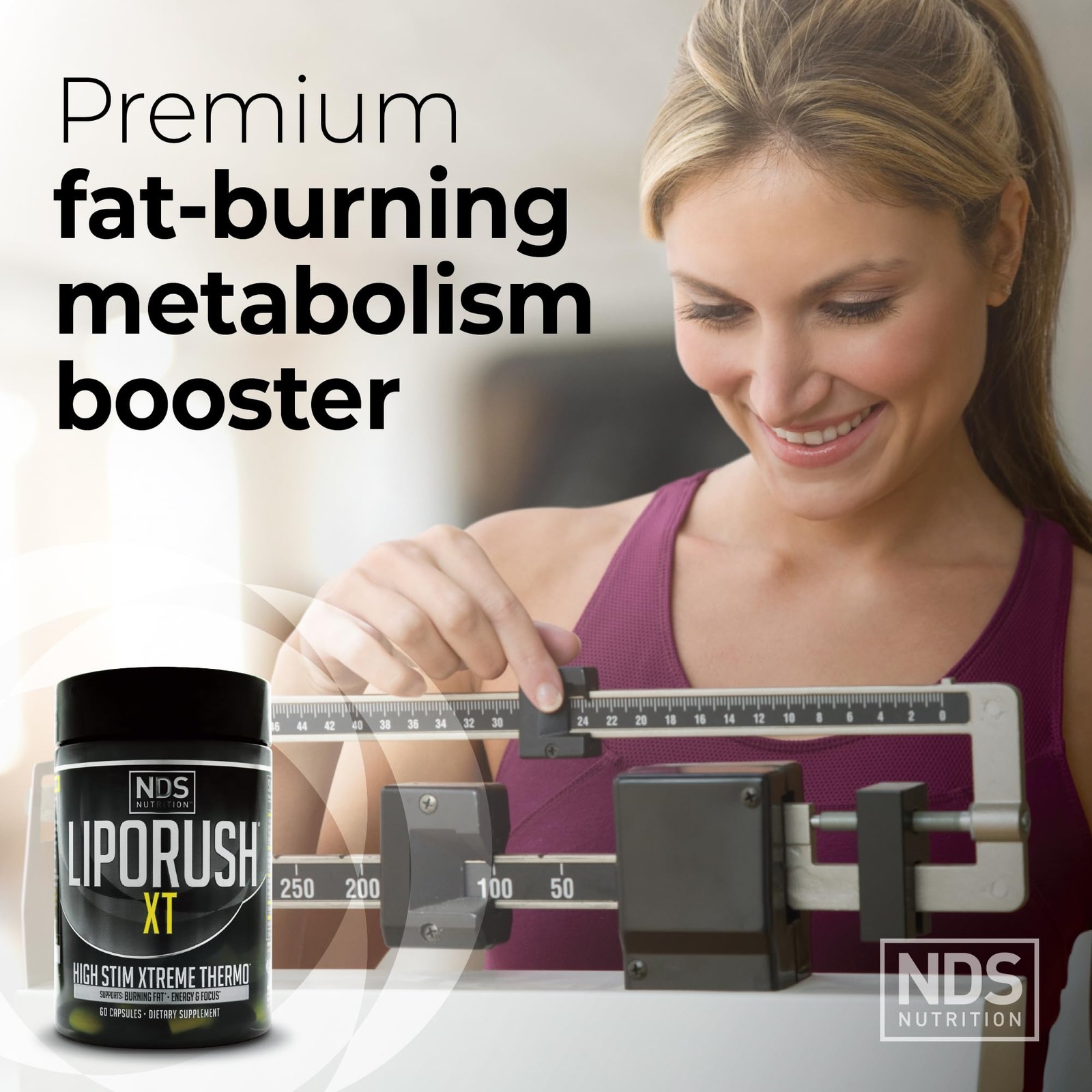 LIPORUSH NDS Nutrition Maximum Strength Dual Impact Stack – Powerful 2-in-1 W…