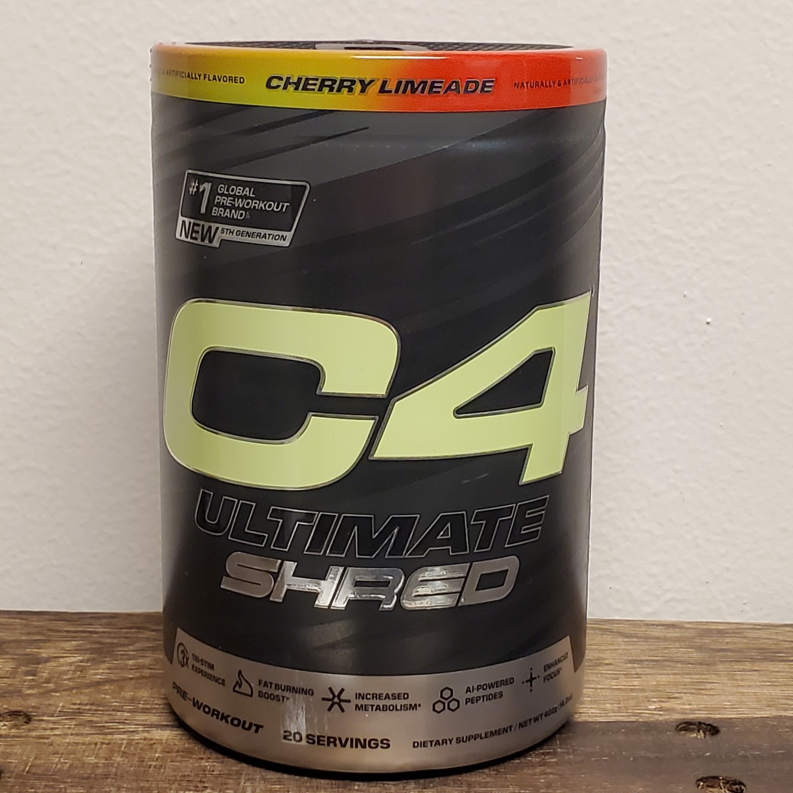 C4® Ultimate Shred, Pre-Workout, Cherry Limeade, 14.2 oz (402 g) EXP: 07/2026