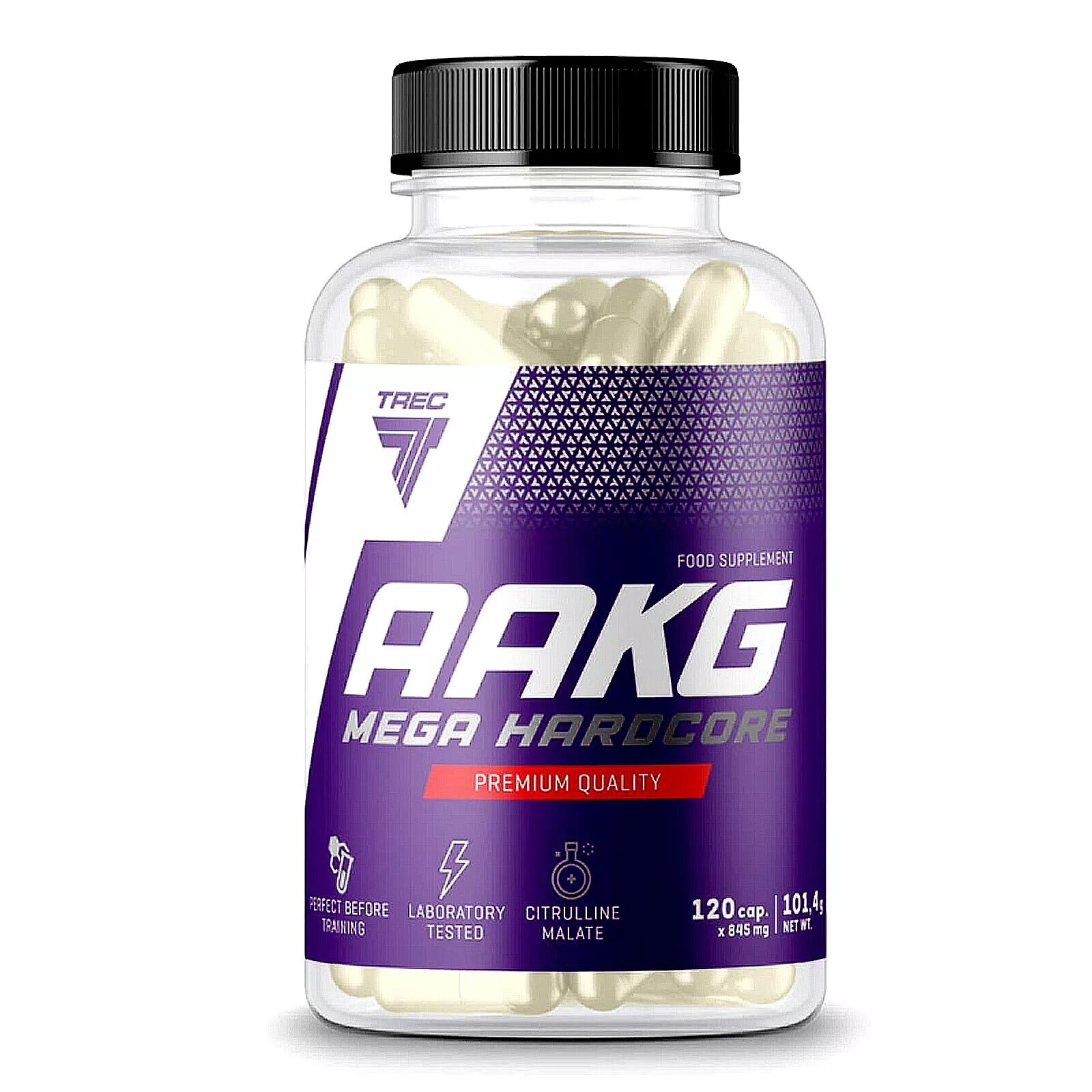 Trec Nutrition AAKG MEGA HARDCORE – Arginine & Citruline Malate – Muscle Growth