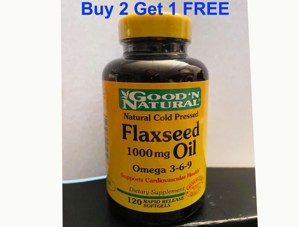 GNN, Now, Flaxseed Oil 1000mg Cardiovascular Support 120, 250 Sgls.