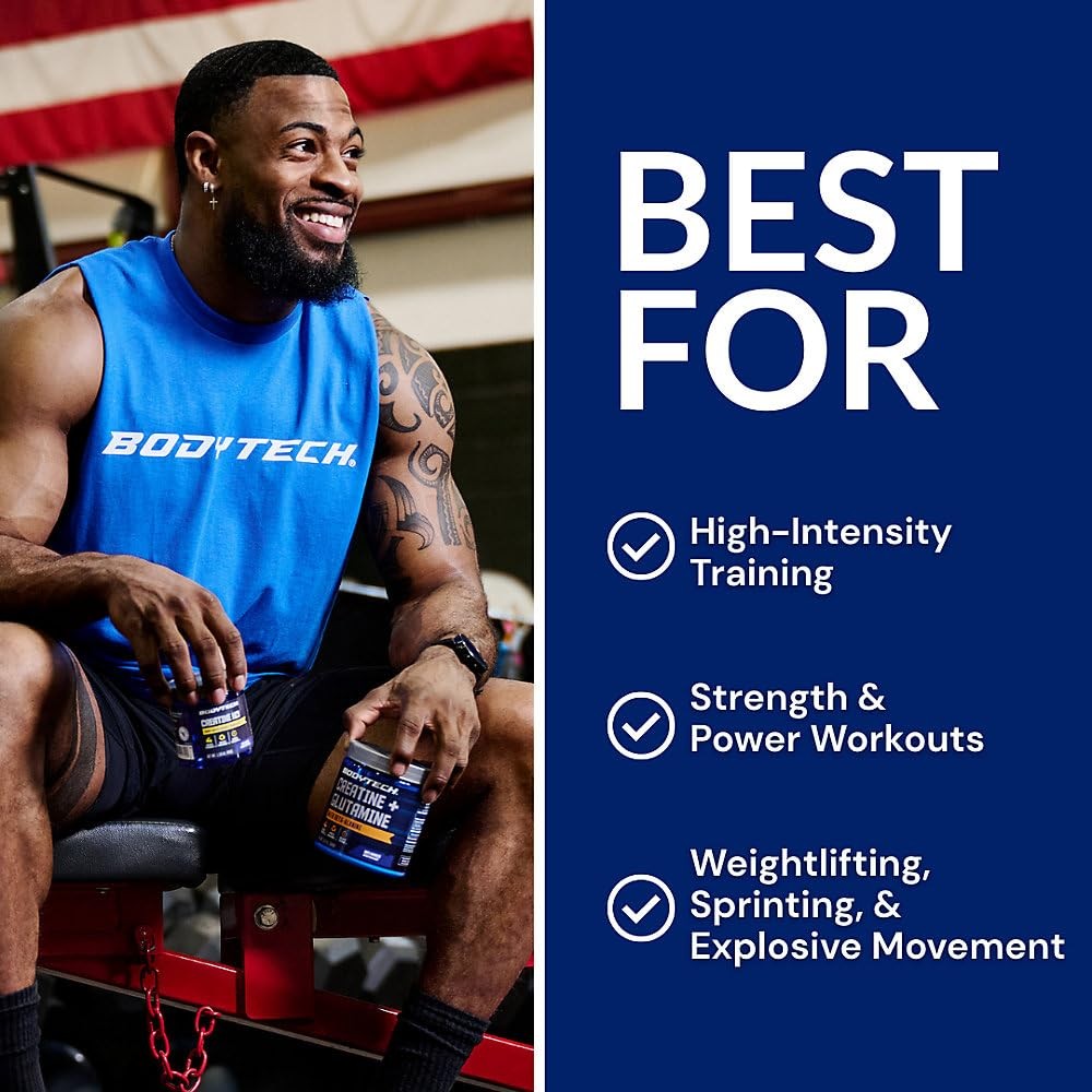 BodyTech Creatine Monohydrate Powder, 181 Servings (Pack of 1), No Color