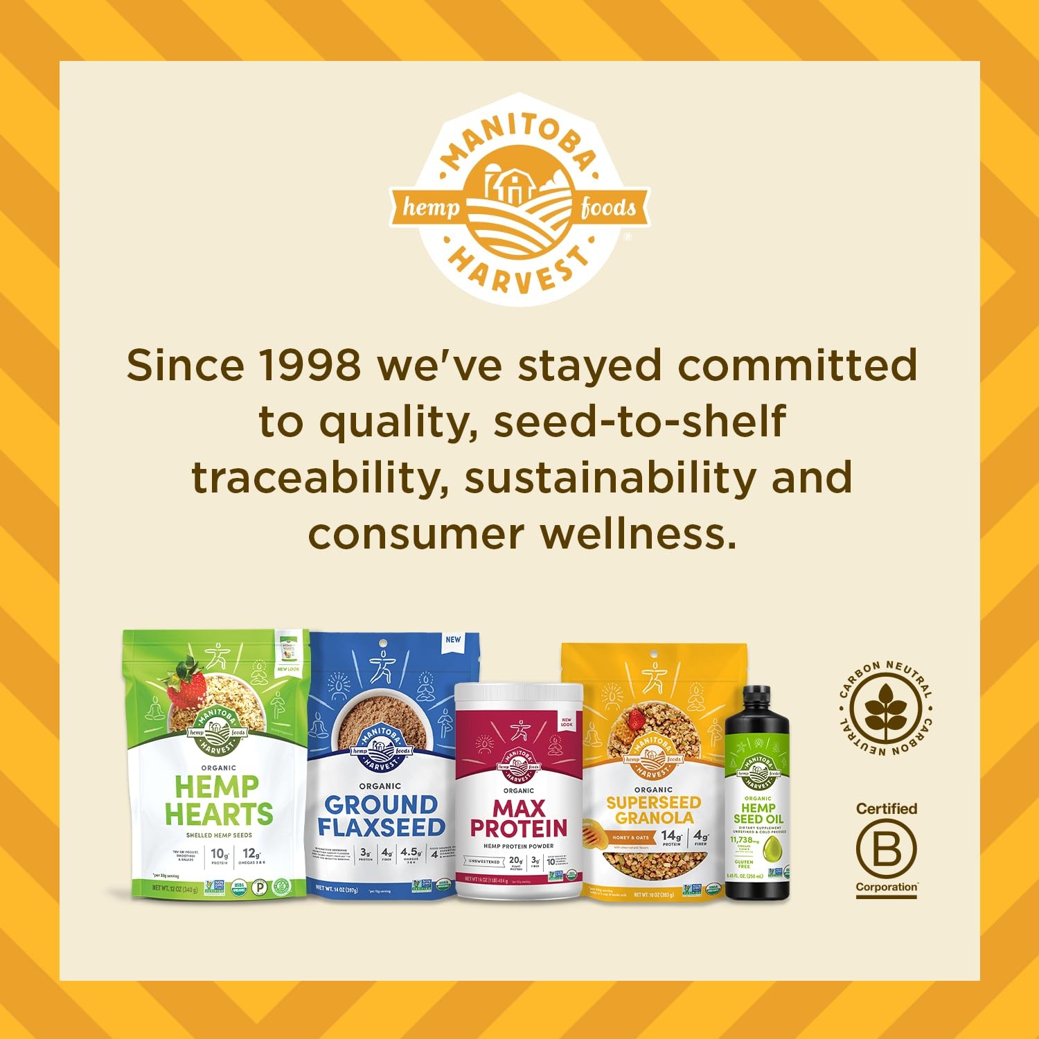 Manitoba Harvest Hemp Yeah Balanced Protein And Fiber Powder Unsweetened Keto