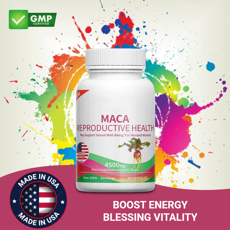 MACA REPRODUCTIVE HEALTH May Support Sexual Well-Being For Men and Women capsule
