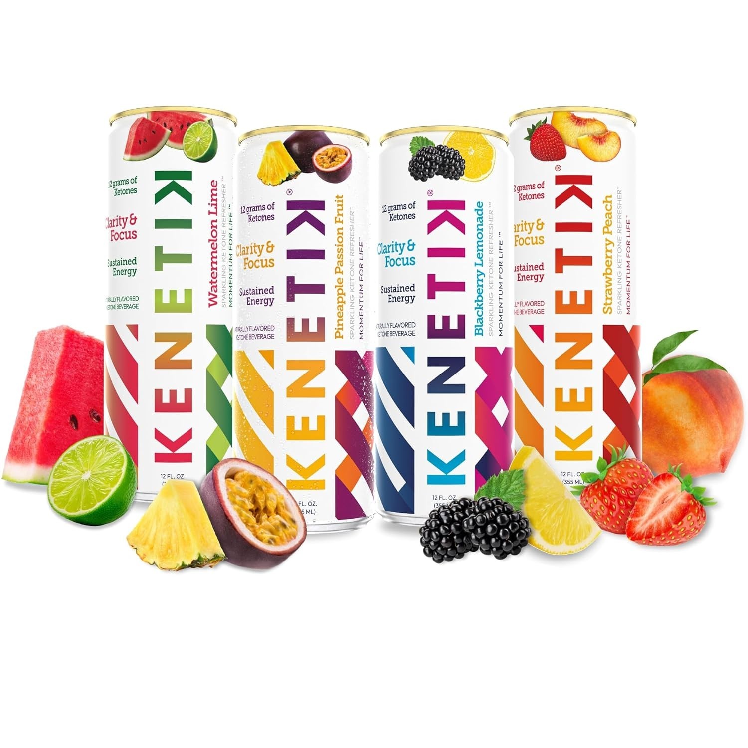 Nootropic Drink 12pk: High Performance D-BHB Ketones, Zero Crash, Ready to Drink