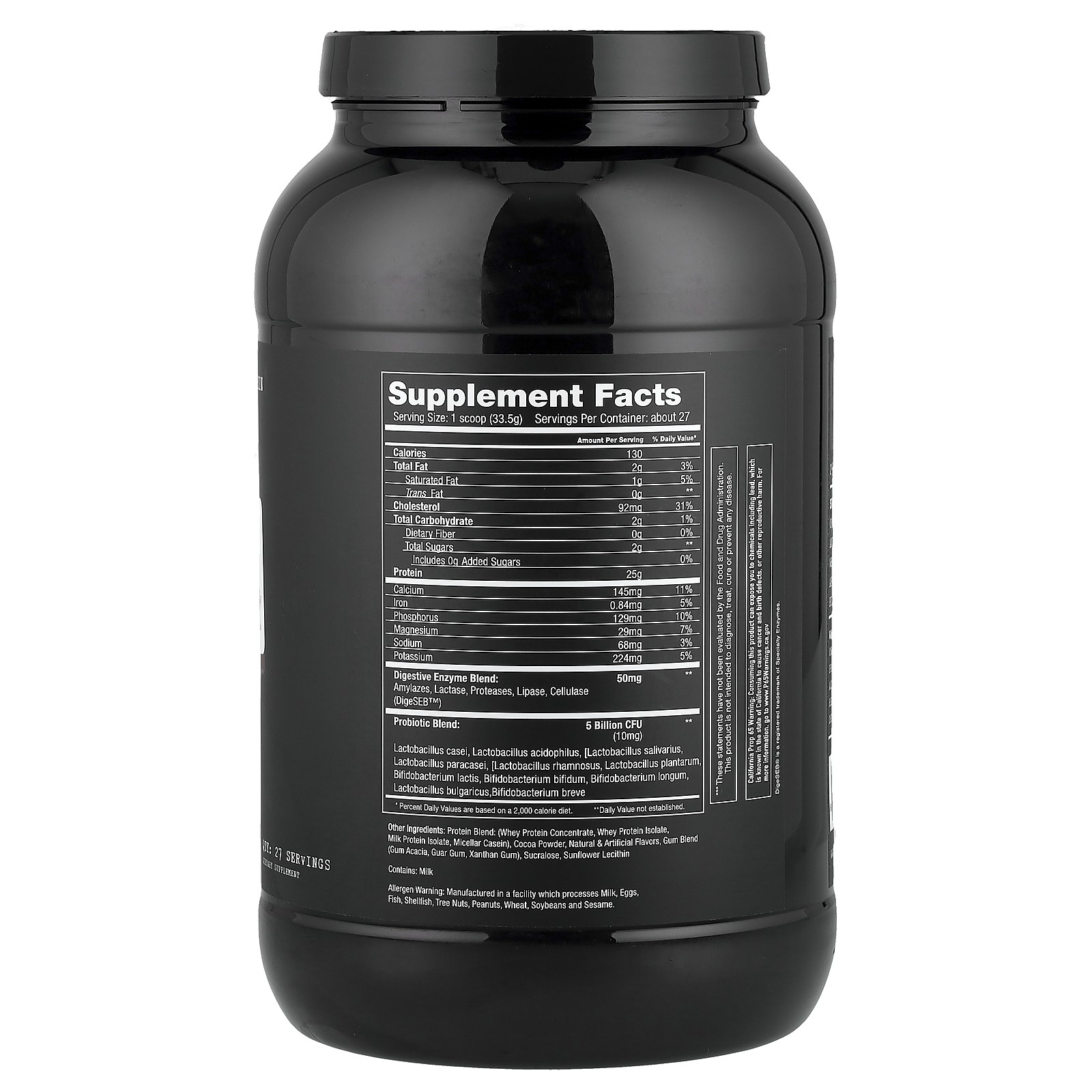 Whey Protein, High-Quality Protein Complex, Swiss Chocolate, 2 lbs (907 g)