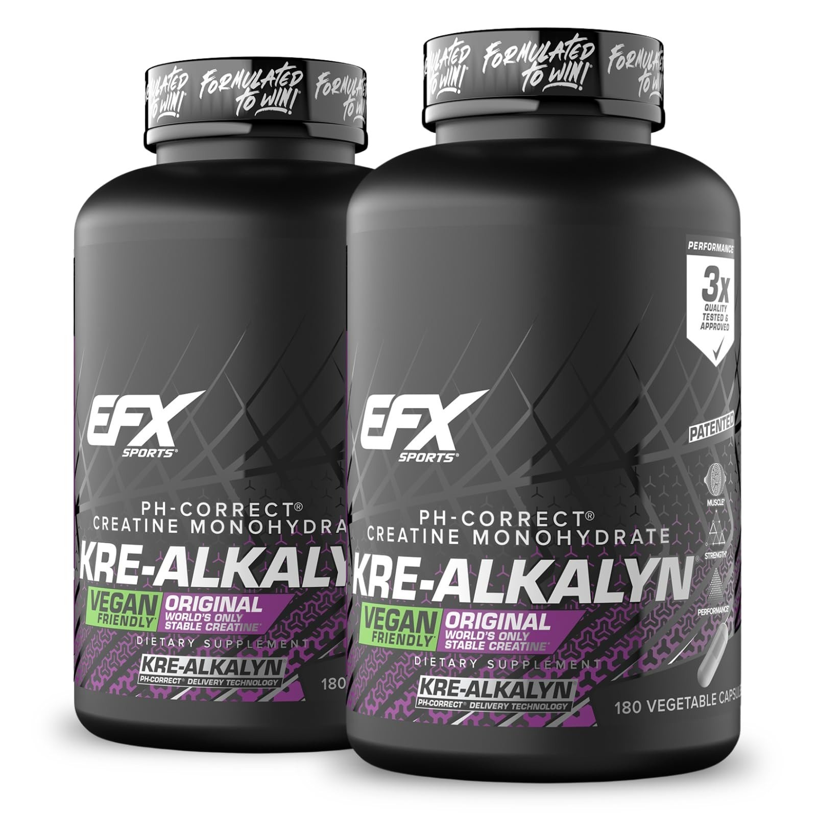 Kre-Alkalyn EFX Creatine Monohydrate Capsules | Vegan | Muscle Growth