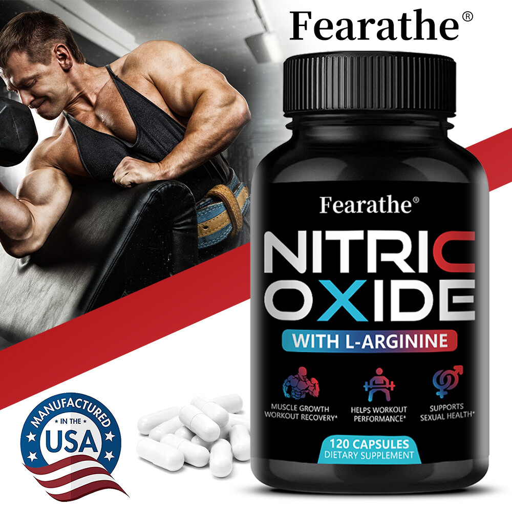 Extra Strength Nitric Oxide Supplement L Arginine 3X Strength Highest Potency