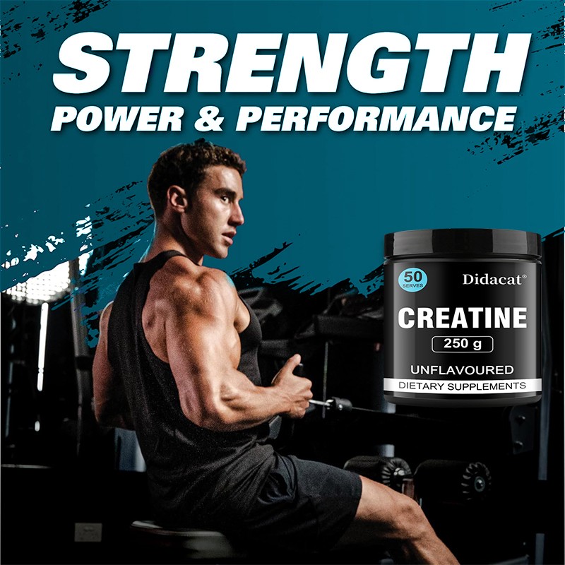 Creatine Monohydrate Powder Increase Strength Muscle Gain 5000mg Per Serv (5g)
