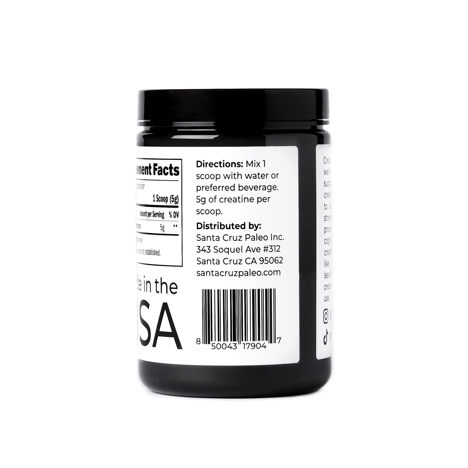 Santa Cruz Paleo – Creatine Powder – 400g