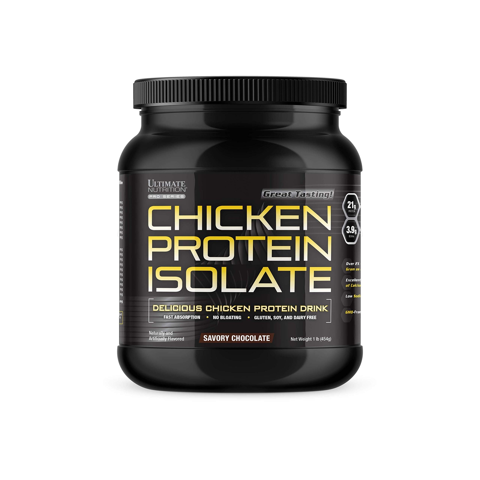 Chicken Protein Isolate with 21g Protein Per Scoop (Savory Chocolate