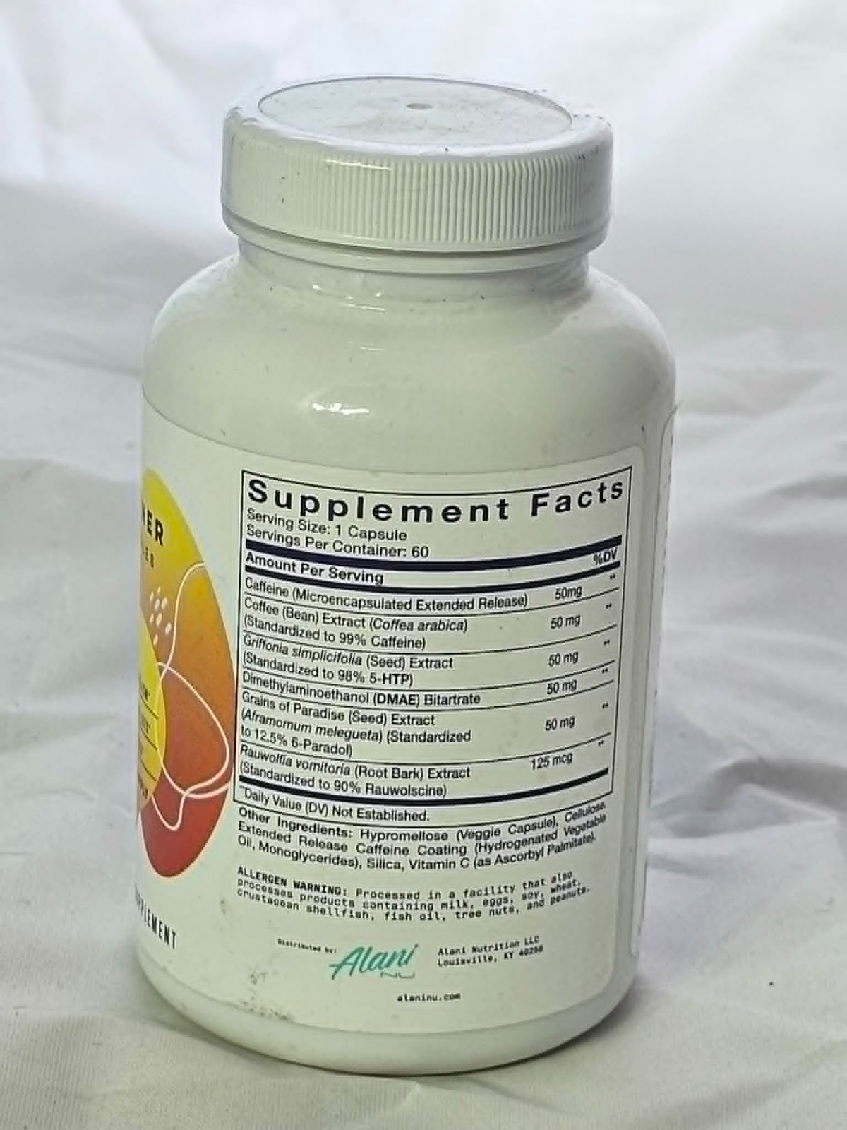 Alani Nu Fat Burner 60 Veggie Capsules | Weight Loss Fat Burning Metabolism NEW