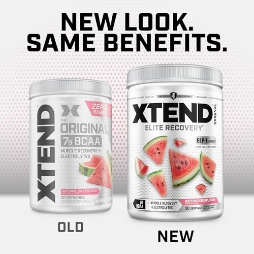 BCAA Powder for Muscle Recovery & Hydration, 7g BCAAs, Sugar-Free, Watermelon, 3