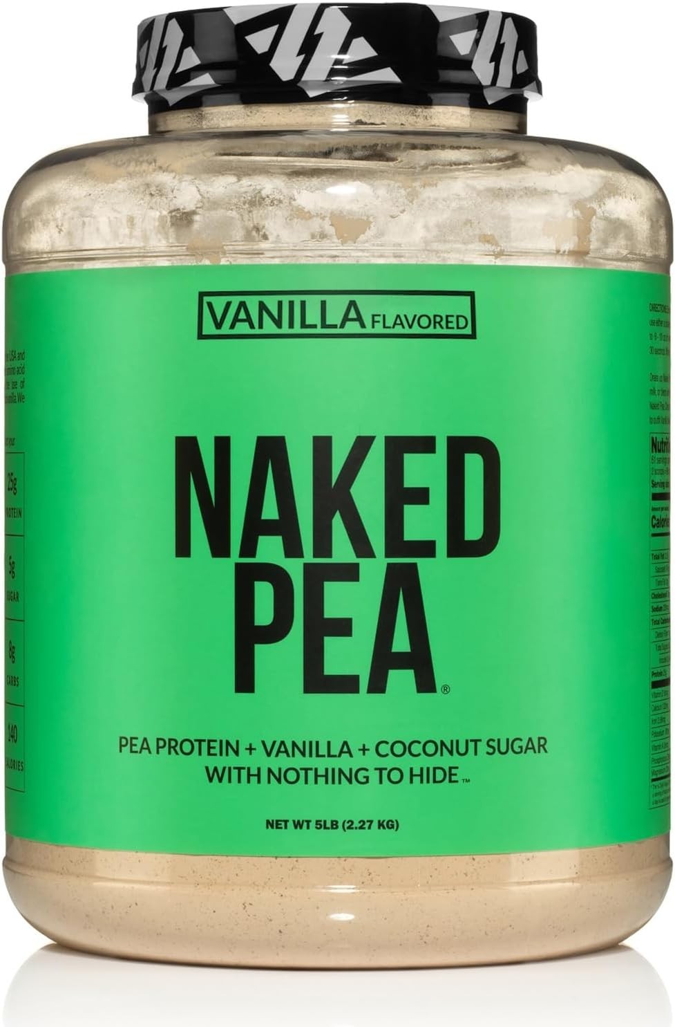 Vanilla Pea Protein Isolate 5lb Bulk – NSF Certified & Gluten-Free