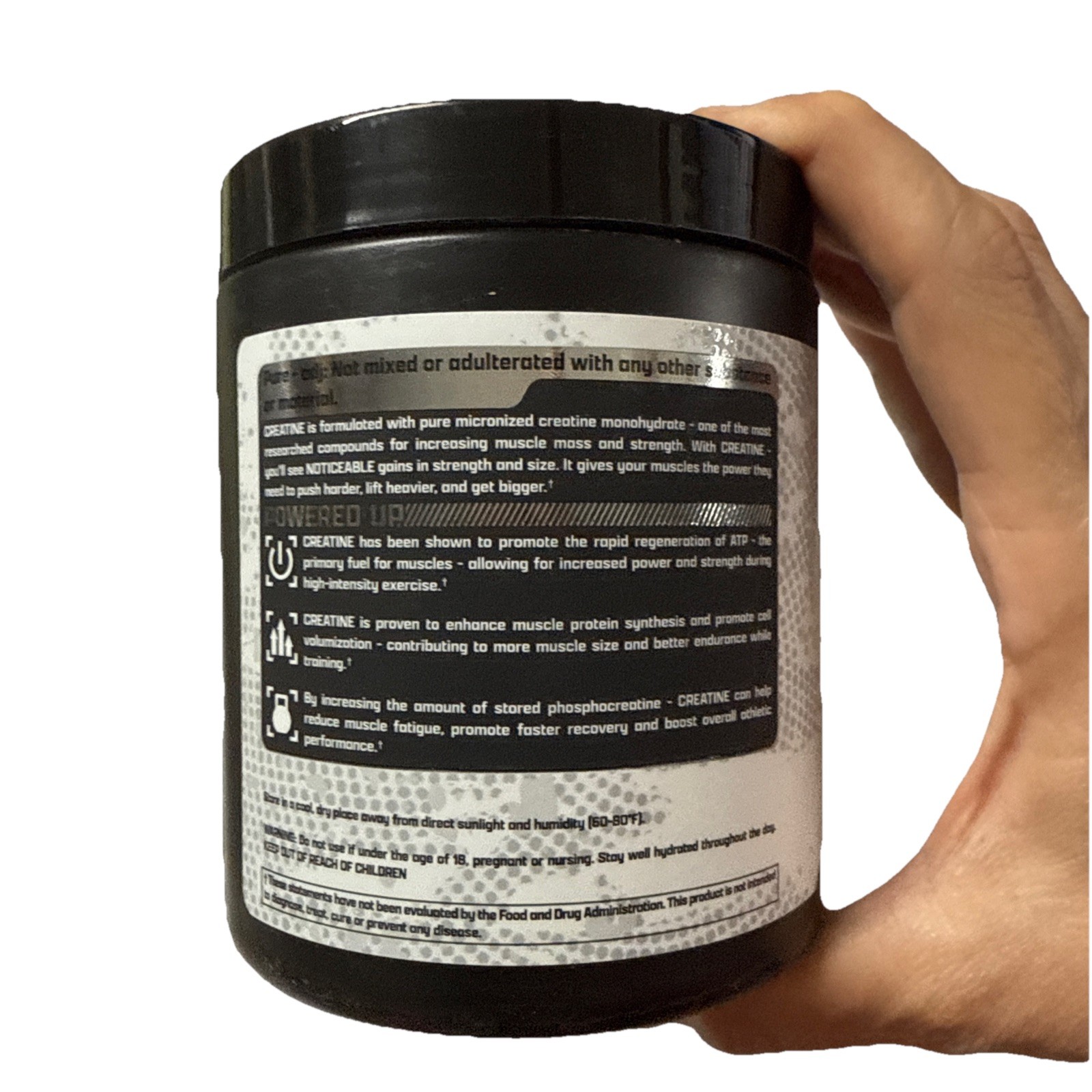 Creatine Monohydrate Powder 60 Servings Unflavored High Potency Muscle Sup.🔥🔥