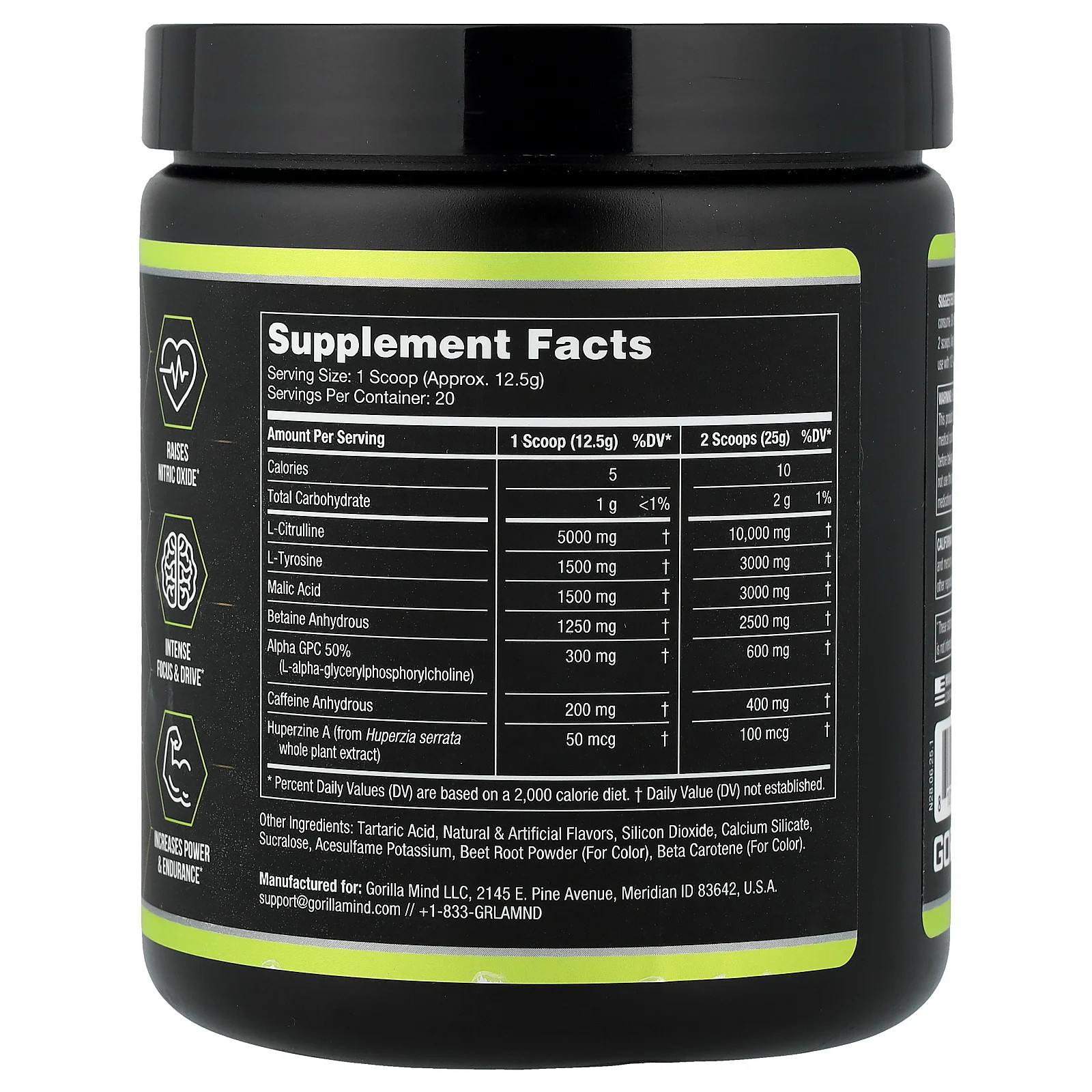 Mode® Base, Pre-Workout Formula, Sour Gummy Worm, 0.55 lb (250 g)