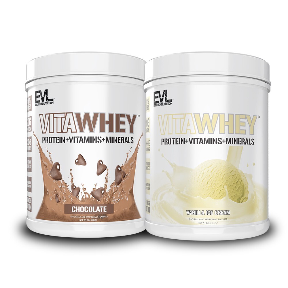 Evlution Nutrition VitaWhey -Vitamin & Protein Powder- 20 Servings – All Flavors