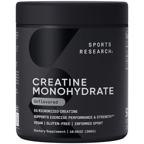 Creatine Monohydrate 5g Micronized Powder 17.64oz Lean Muscle