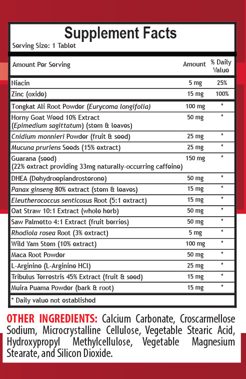 Muscle elements – TONGKAT PREMIUM COMPLEX 2B – panax ginseng extract