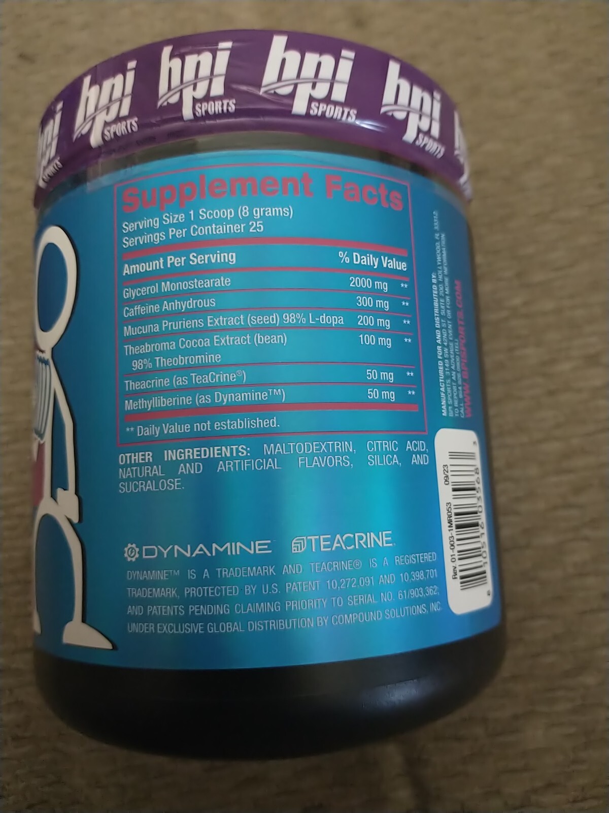 BPI Sports 1MR Pre-Workout Powder, Berry Swole Flavor,Exp 10/2026, New, Sealed