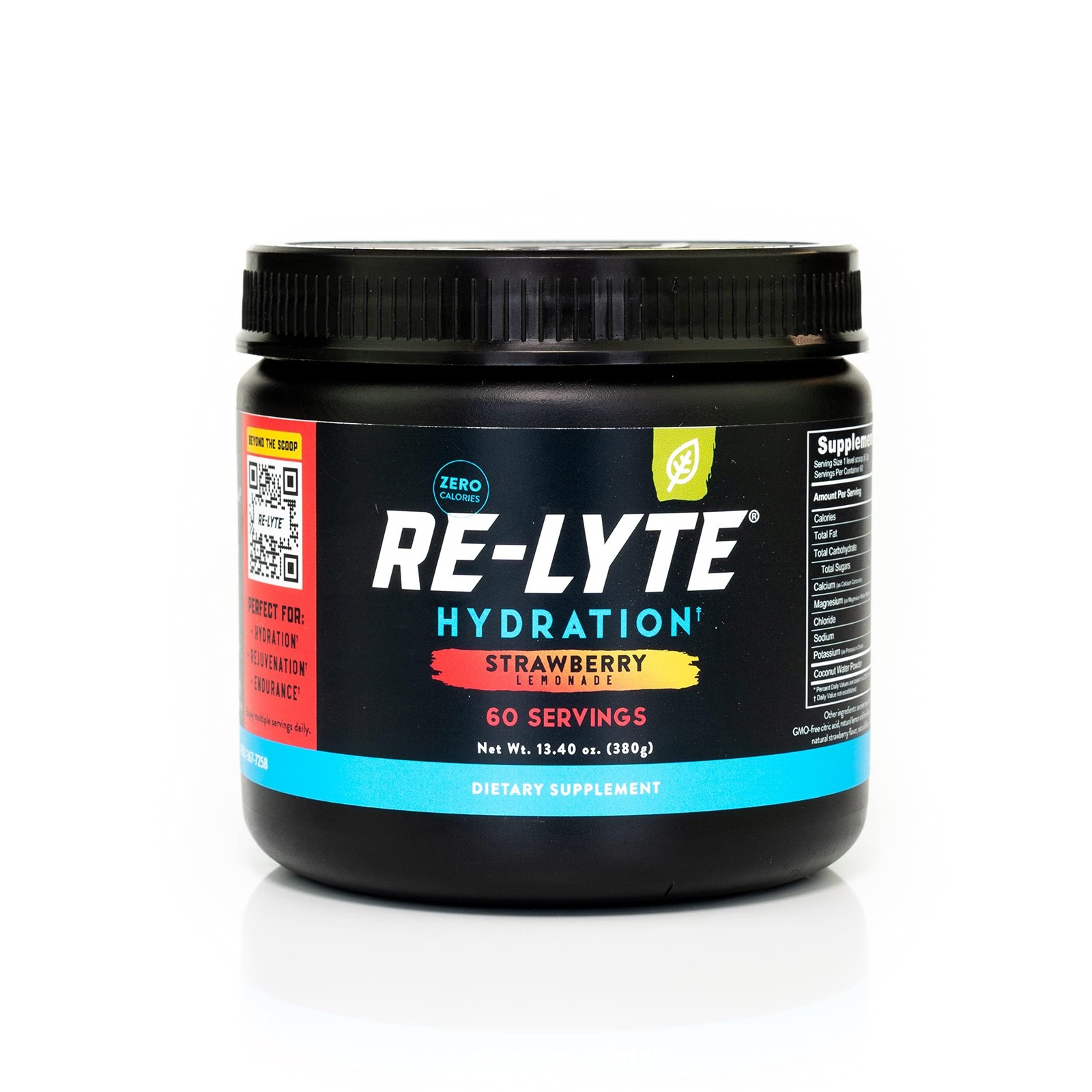 REDMOND Re-Lyte Hydration Electrolyte Powder Mix 13.4 Ounce (Pack of 1), Red