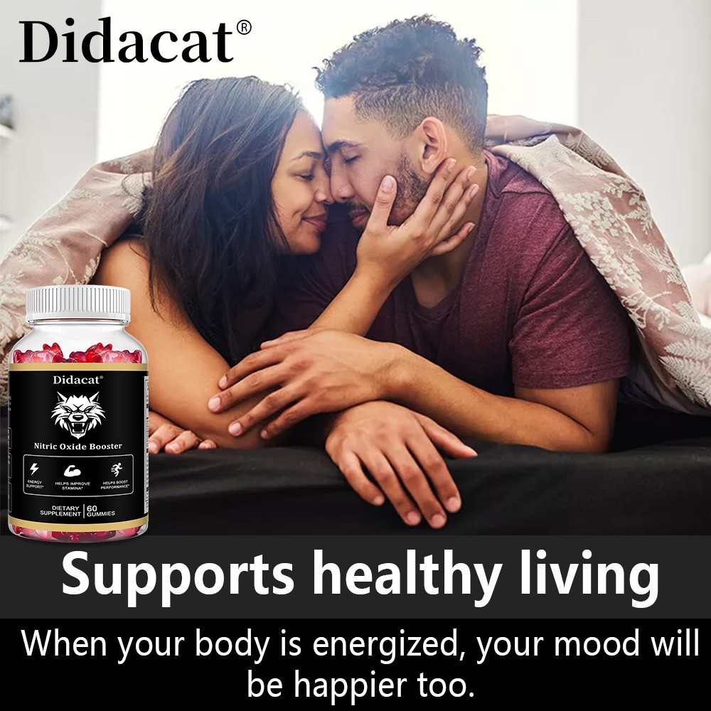 Maca root 100mg,Ashwagandha 100mg 60 gummies | Nitric oxide booster | Strength