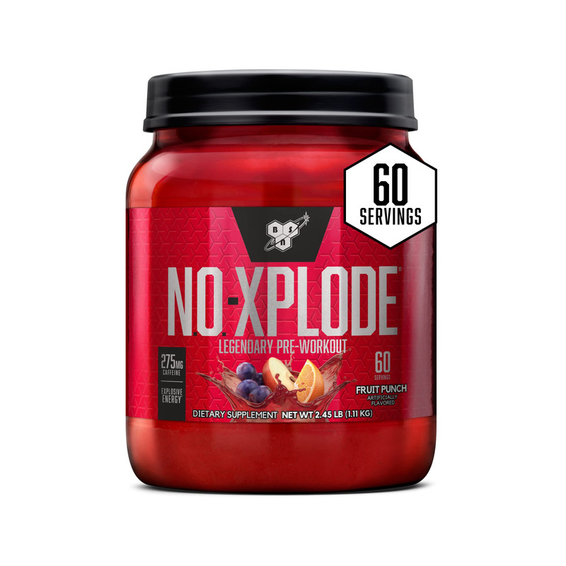 Bsn N.O.-Xplode Pre Workout Supplement Creatine Beta-Alanine And Energy Fruit