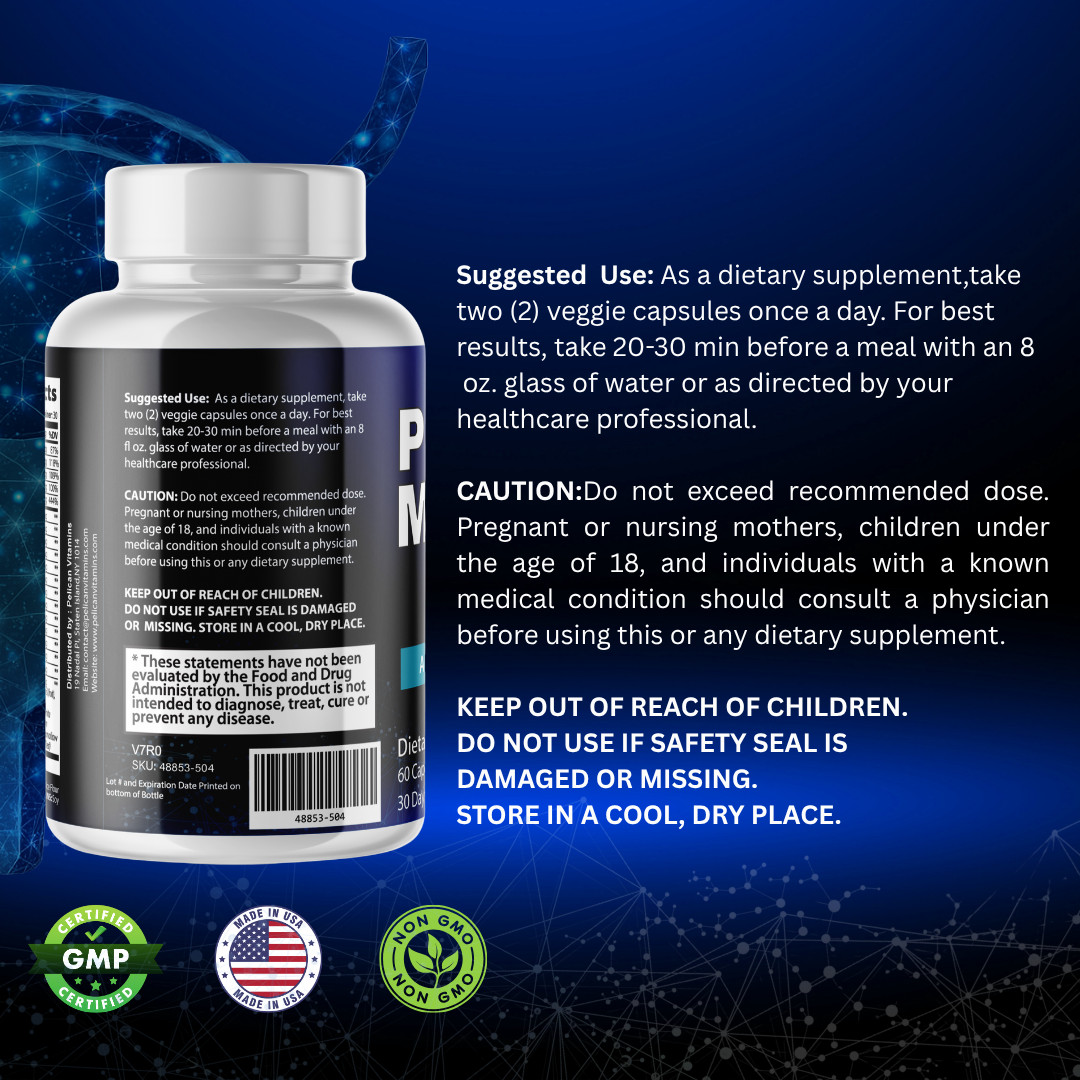 Prostate Max- Prostate Support- 4 Bottles- 240 Capsules