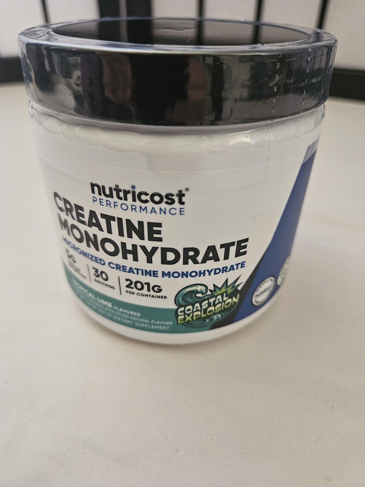 Nutricost Creatine Monohydrate 30 Servings Coastal Explosion Brand New Sealed