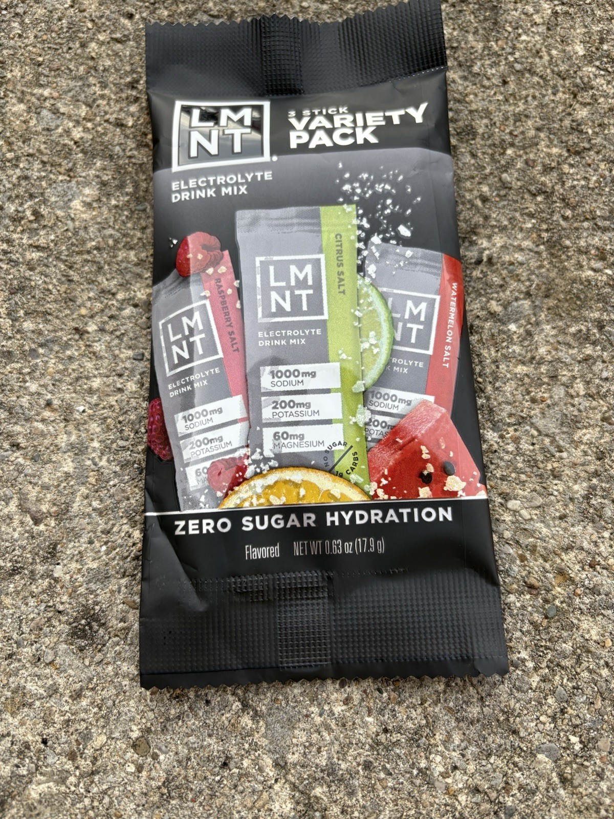 15 LMNT Electrolyte Drink Mix 5×3 Stick Variety Pack Citrus Raspberry Watermelon