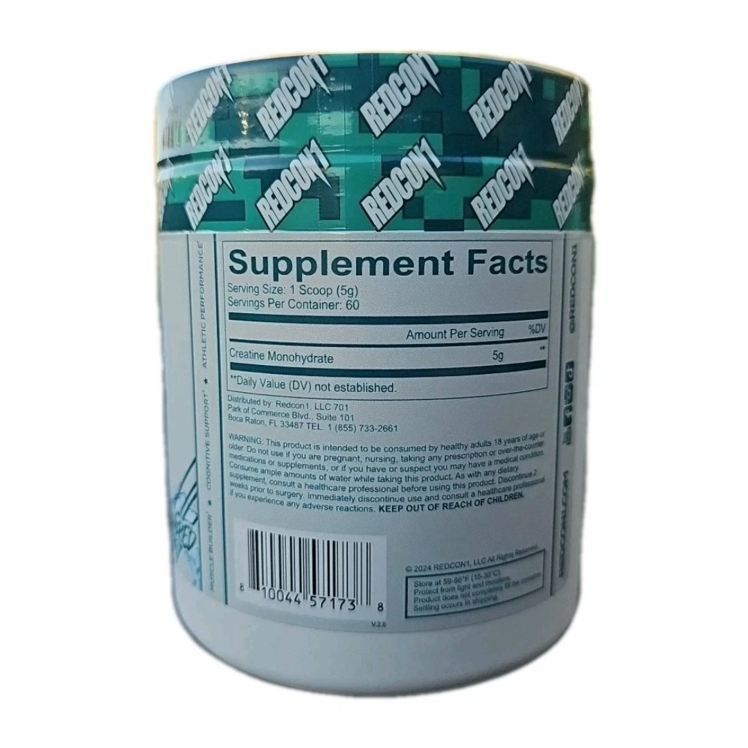 REDCON1 Creatine Monohydrate Powder – Unflavored – Size: 10.58 oz