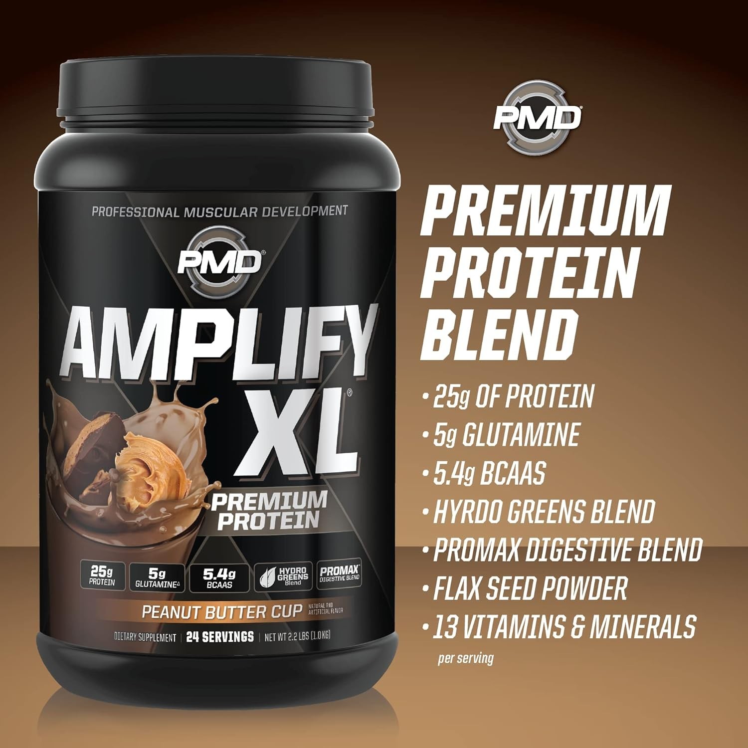 Amplify® XL – Peanut Butter Cup (24 Servings)