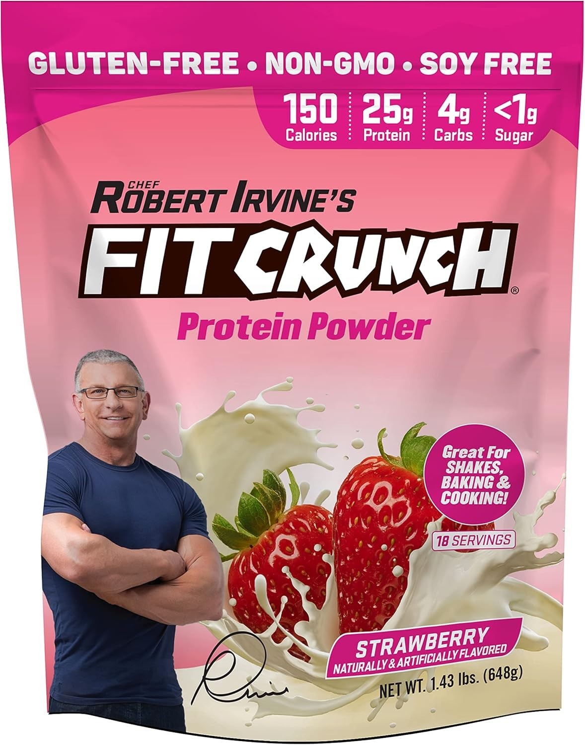 Delicious Gluten-Free Strawberry Tri-Blend Protein – Keto and Fitness Friendly