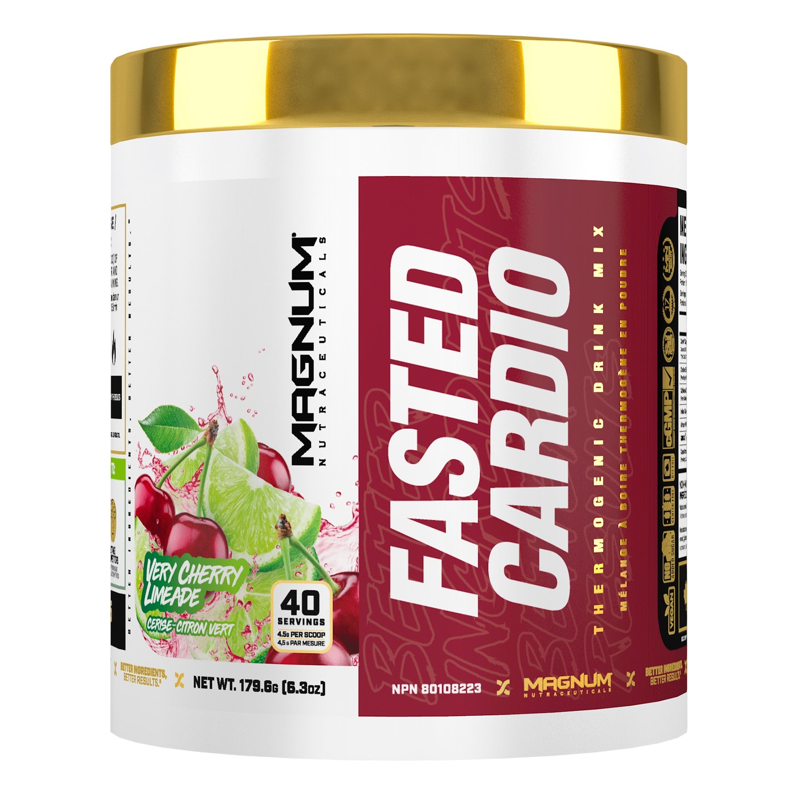 MAGNUM Fasted Cardio Very Cherry Limeade 50 Servings 218 g 1690401280
