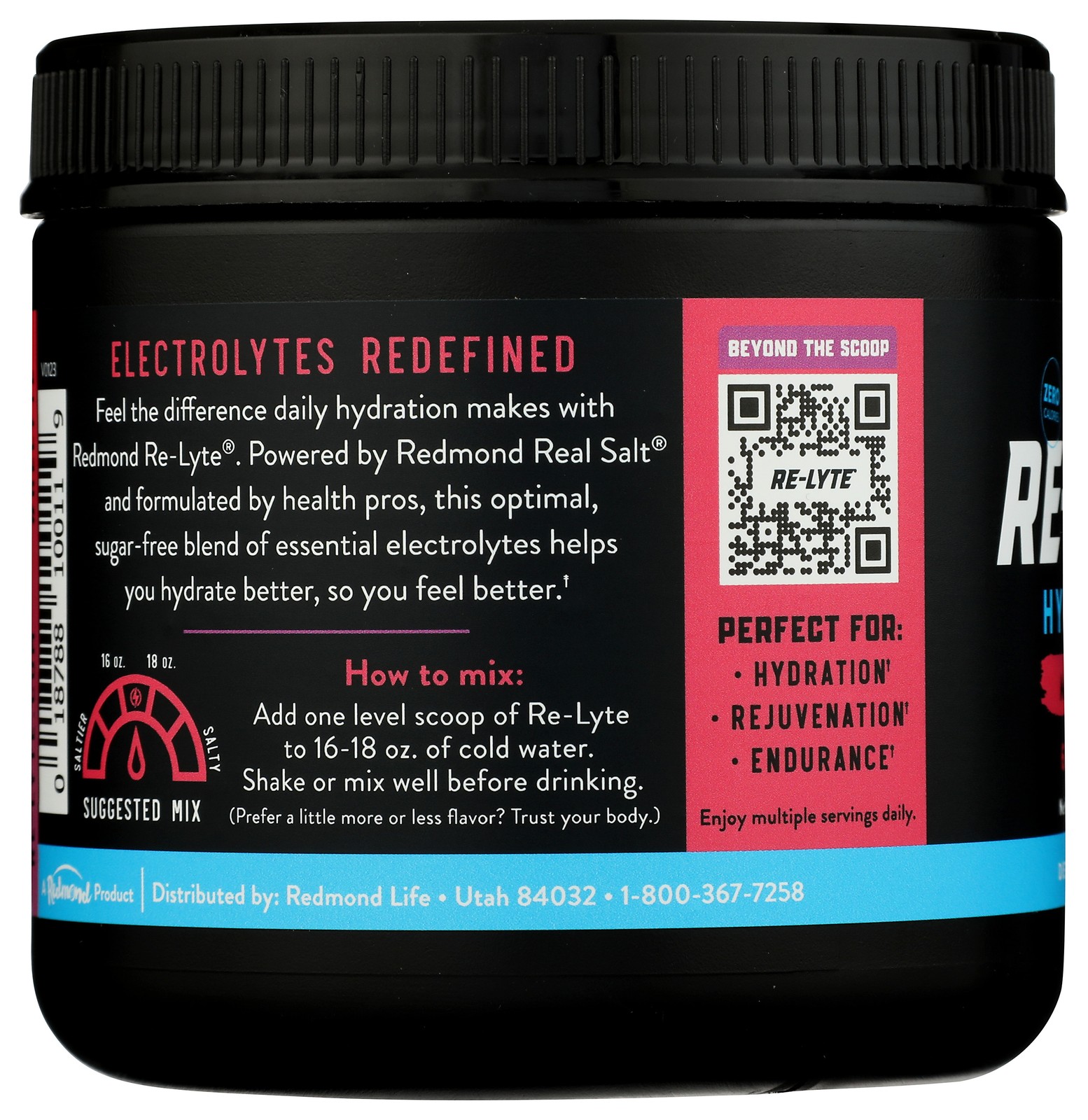 Re-Lyte Mixed Berry Electrolyte Hydration Powder 60 Servings 6 Pack