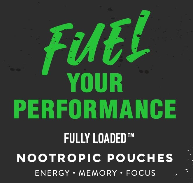 Fully Loaded Alpha Fuel Nootropic Pouches (Wintergreen 0.42 Ounce (Pack of 5)