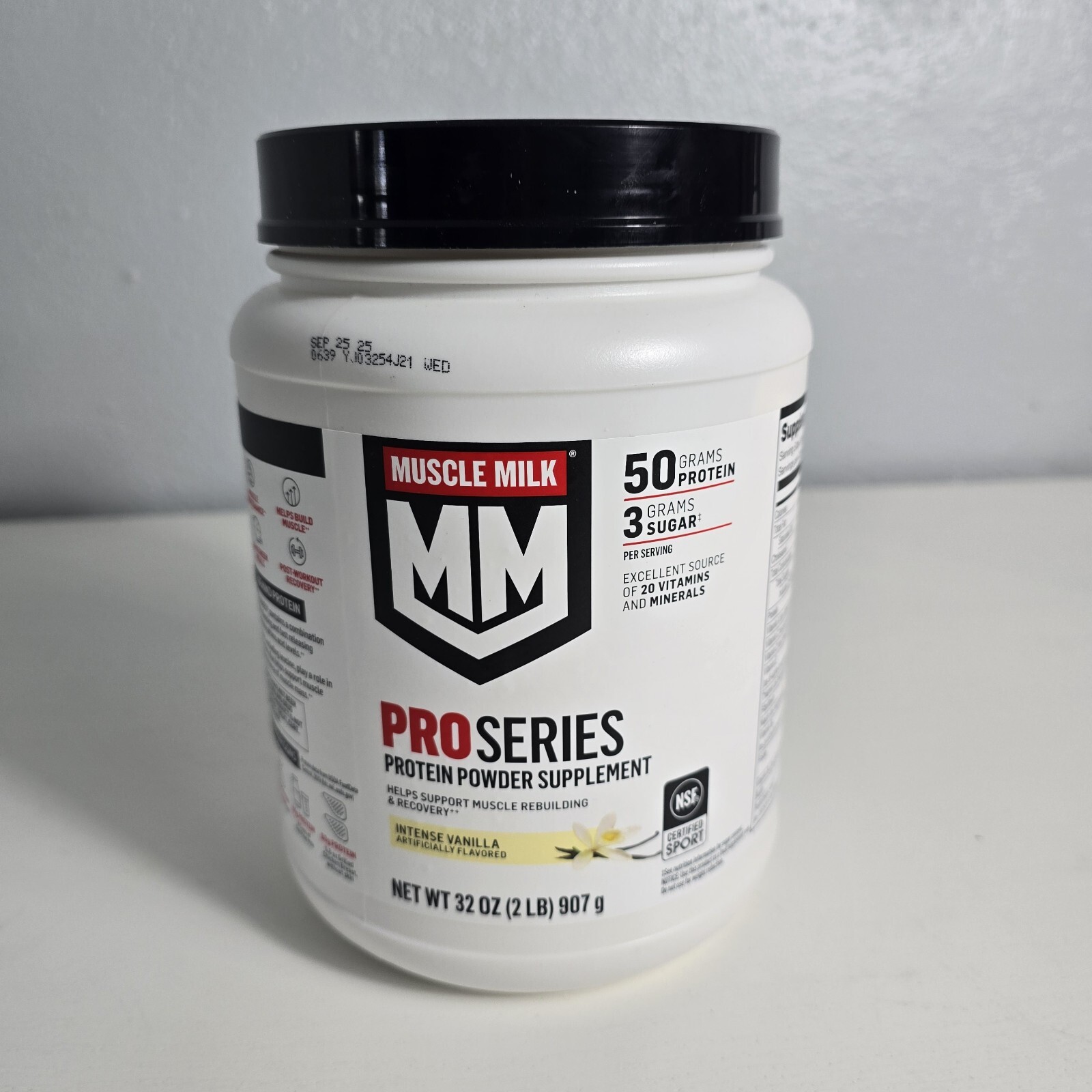 Muscle Milk Pro Series Protein Powder,50g Protein, 2 Pound