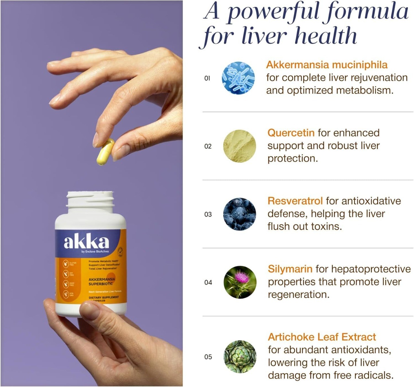 Premium Plant-Based Liver Cleanse Detox and Repair Superbiotic Supplement
