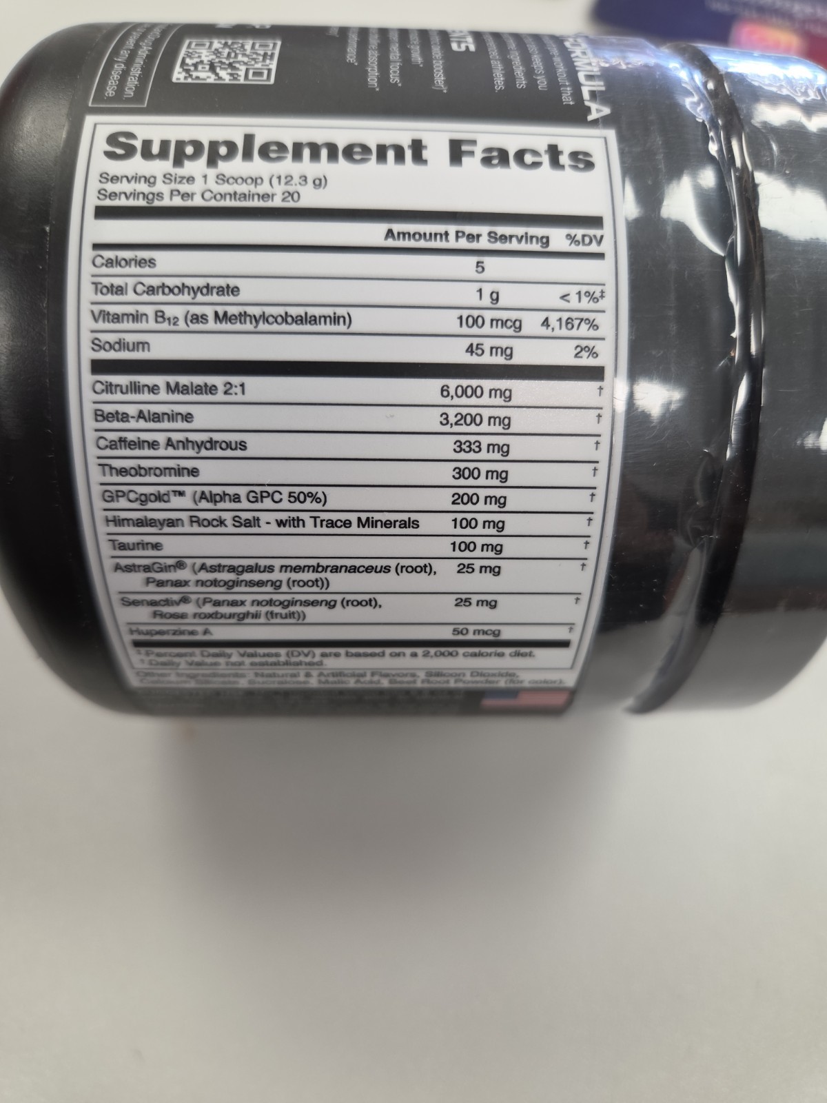 Bucked Up Woke AF Pre-Workout Energy Pump Powder – Size: 8.7 oz