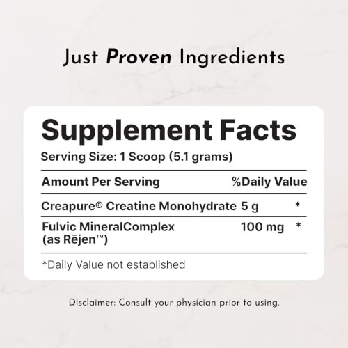 Creatine Monohydrate Powder 30 Servings Muscle Recovery