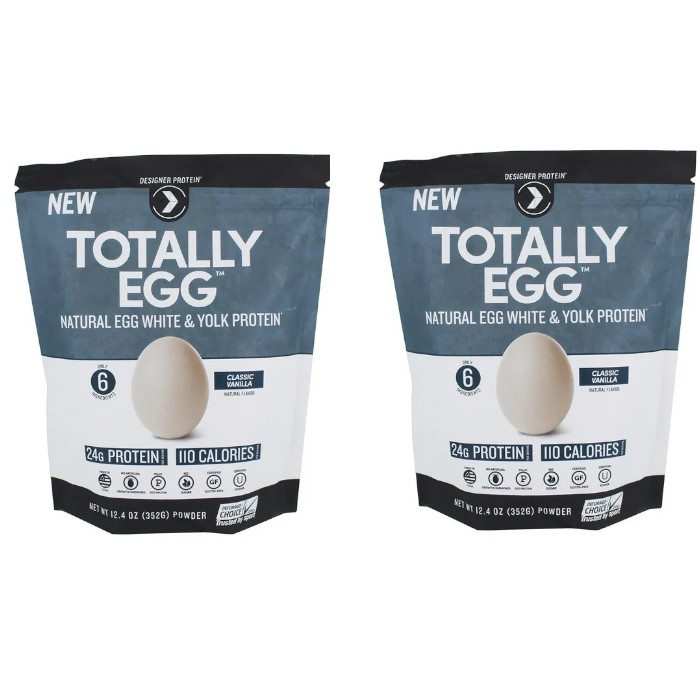 Egg Yolk + White Protein Powder Classic Vanilla (Pack of 2) 12.4 oz Each