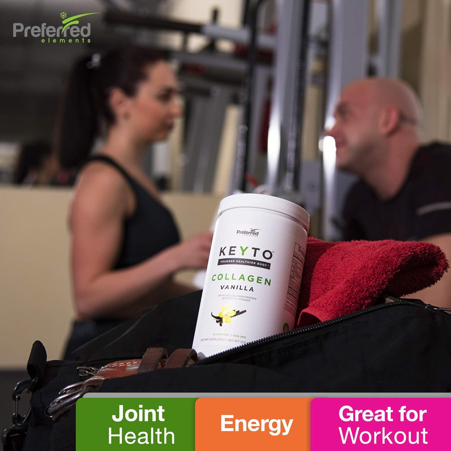 Keto Collagen Protein Powder with MCT Oil – Keto and Paleo Friendly Grass Fed an