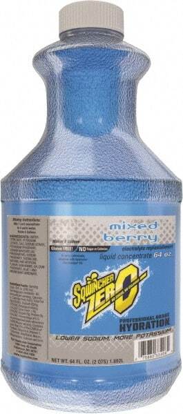 Sqwincher 159050106 Activity Drink 64oz Liquid Concentrate Yields 5 Gal: Berry