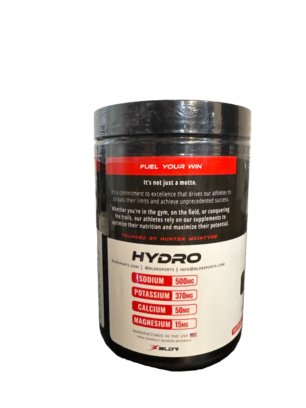 BLDR Hydro Amino Acids + Electrolytes Raspberry Lemonade 25 Powder Servings New
