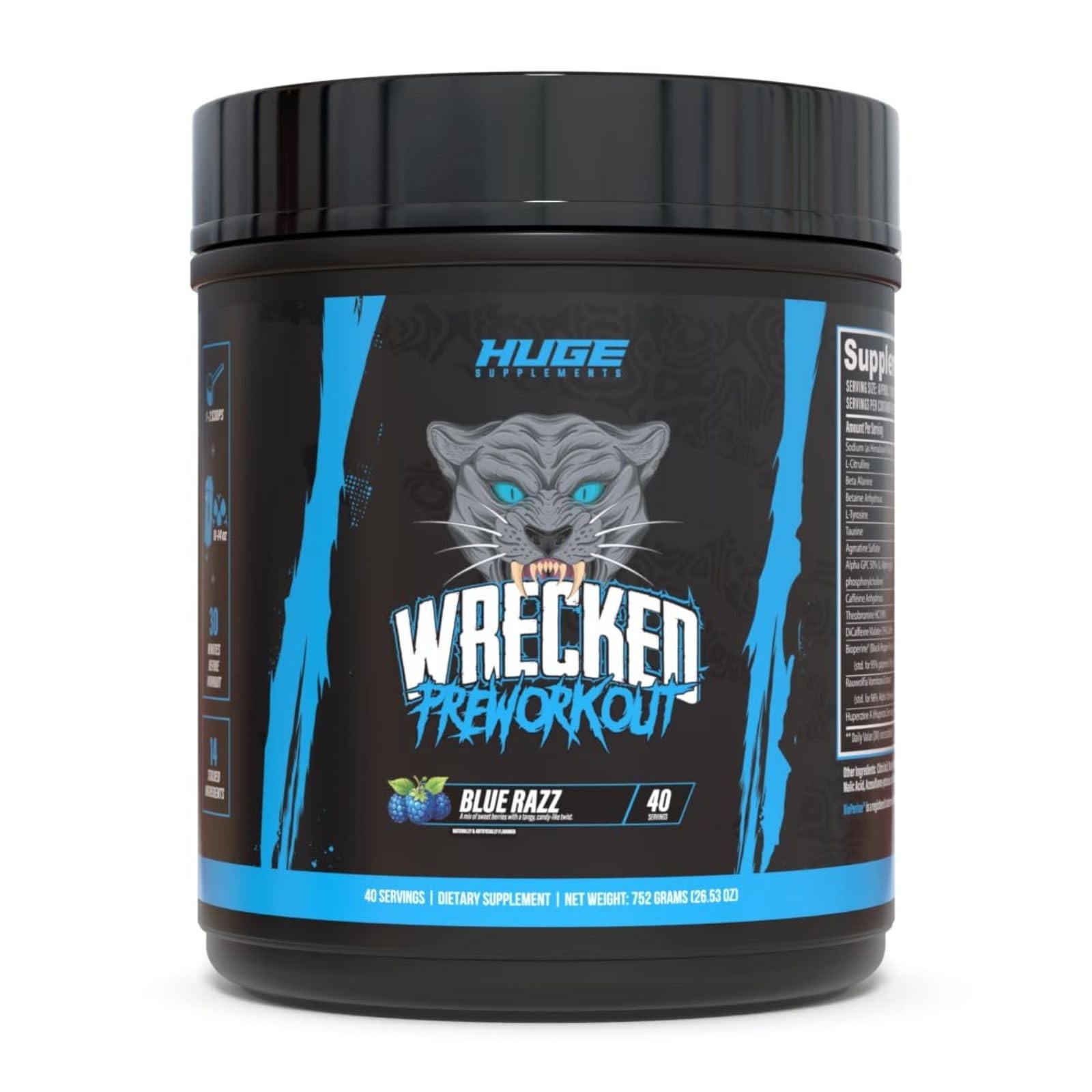 Advanced Pre Workout Powder – Boost Energy, Focus & Performance, 10g L-Citrullin