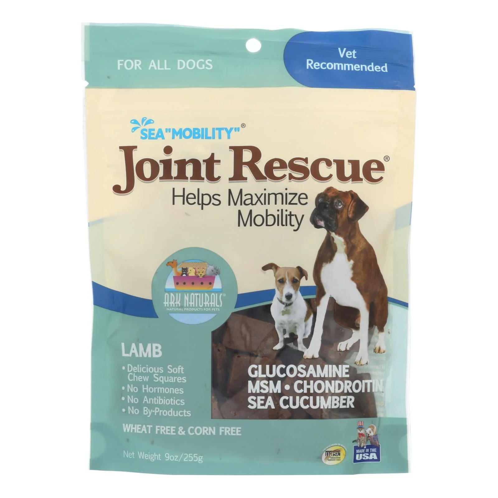 Ark Naturals Sea Mobility Joint Rescue Lamb Jerky – 9 Oz