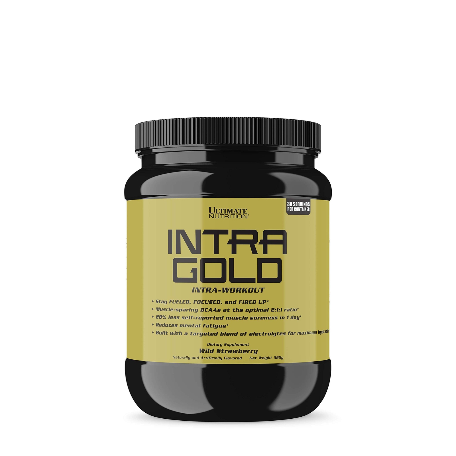 Ultimate Intra Gold Workout Energy Supplement – 30 Servings, Wild Strawberry