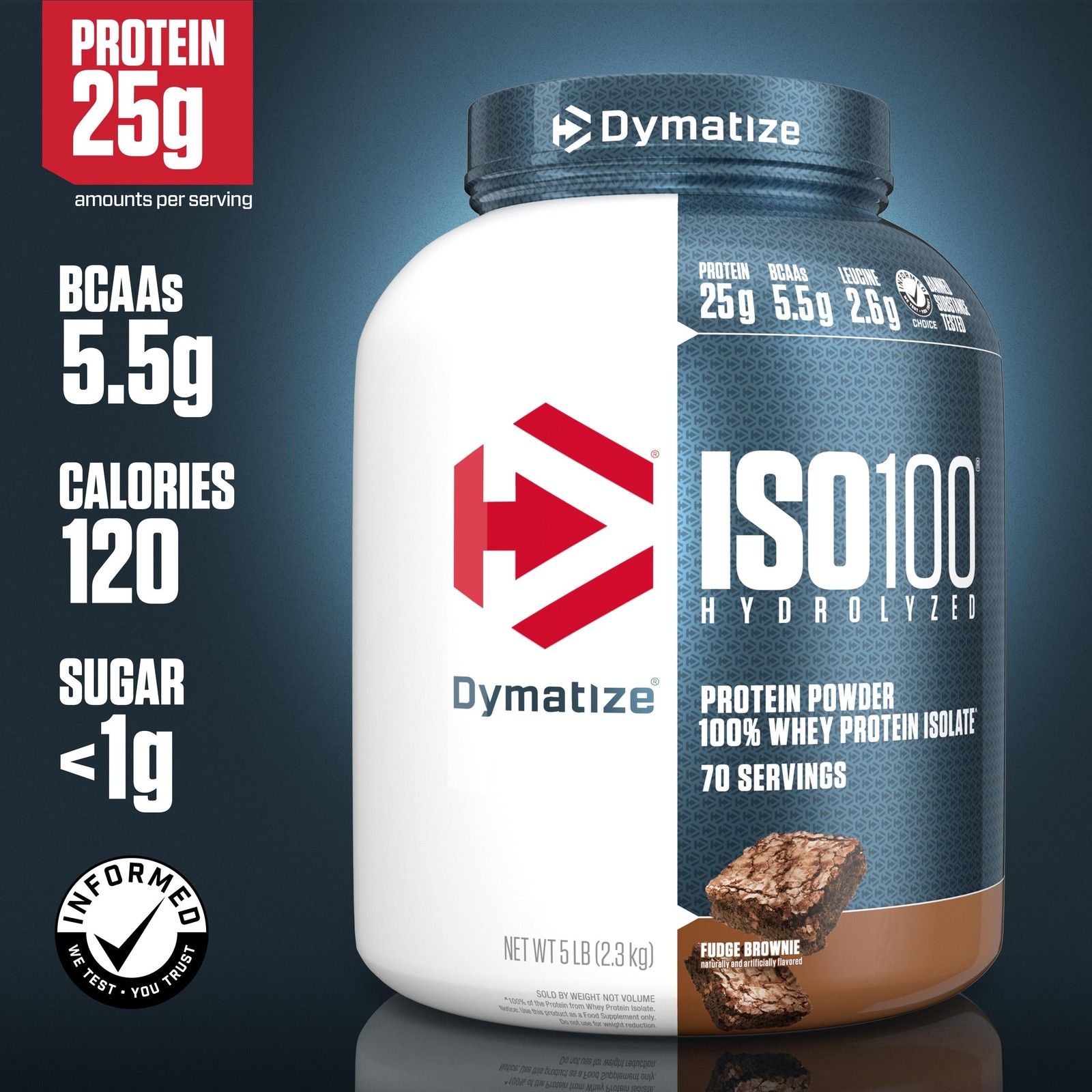 Dymatize ISO100 Hydrolyzed Whey Isolate Protein Powder, Fruity Pebbles