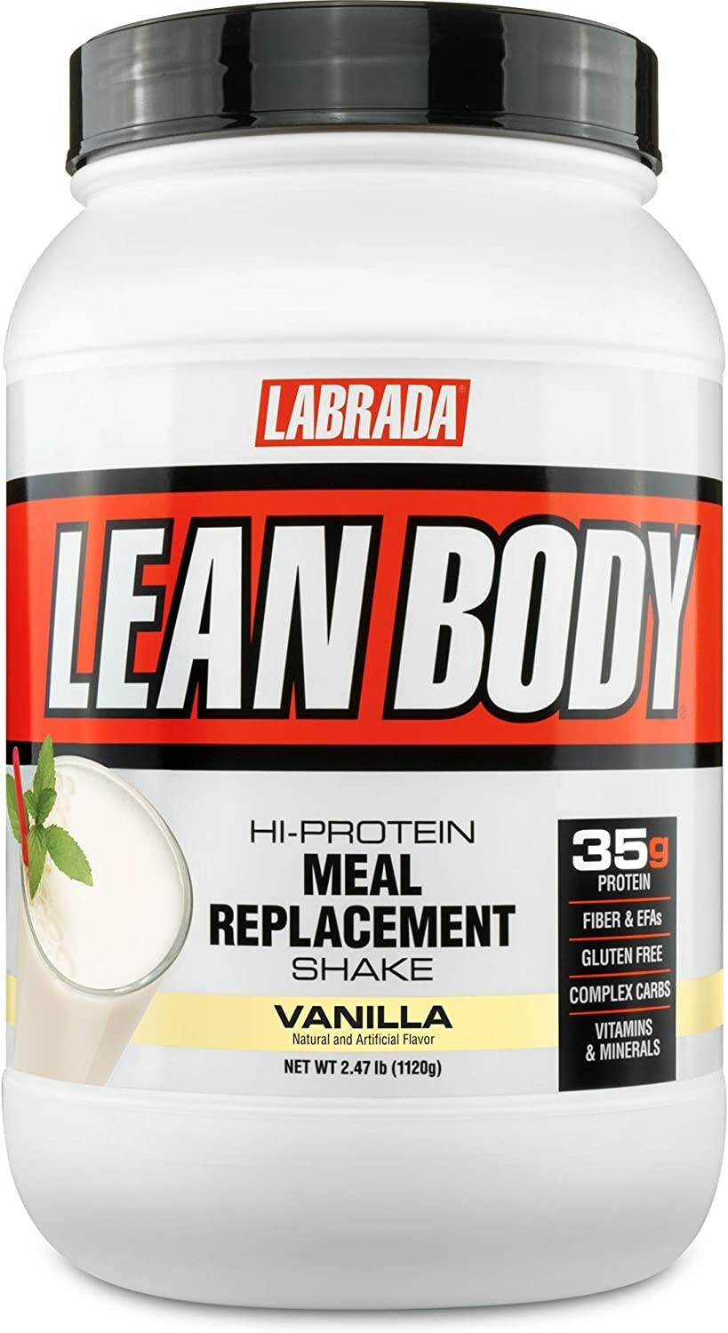 Labrada Lean Body Hi Protein Meal Replacement Shake 2.47lb Tubs Pick Flavor New