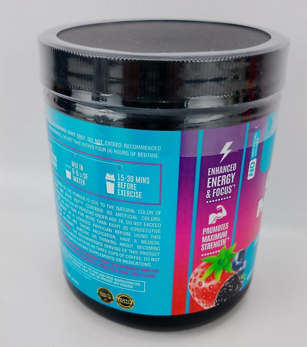 1MR One More Rep Pre-Workout Performance Supplemnt Berry Splash BPI Sports 10/27